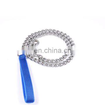 High-grade Nylon Iron Chain Pet Supplies Traction Rope Dog Leash 120CM photo-2