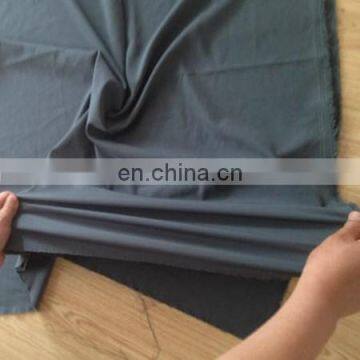 High quality good price 150D Polyester Spandex Plain Dyed 4 Way Stretch Fabric