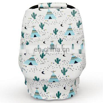 Boy Blue Arrow Universal Car Seat Canopy Breastfeeding Scarf Infinity Baby Nursing Breastfeeding Cover photo-4