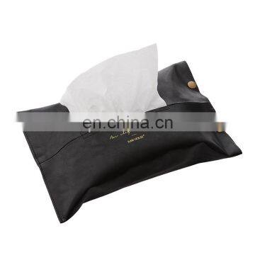 RAWHOUSE Pu leather faux fur leather tissue boxes