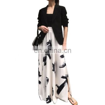 Skirt Print Split New Fashion Summer Women Quantity Dresses