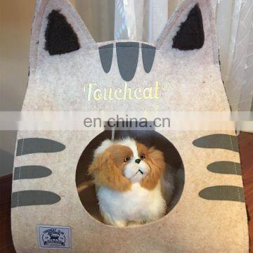 New Design Cute Carton Cat Shape Pet Bed Pet House photo-4