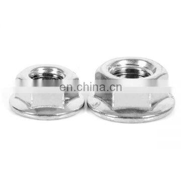 Alloy Steel Stainless Steel Hex Flange Nut DIN6923 Nut M10 Flange Nut photo-2