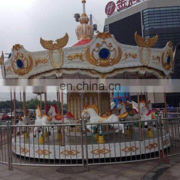 Carnival Backyard Kids Ride Merry Go Round Used Carousel Horse For Sale photo-3