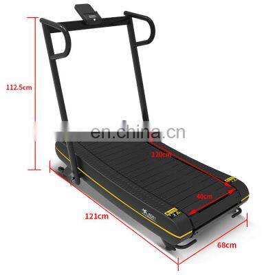 new  brand running machine life fitness Curved treadmill & air runner self powered no motor Manual Mechanical for home use