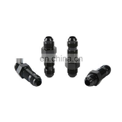 AN Bulkhead Fitting Adapter Straight Type Male Threaded Union Universal Anodized Aluminum Fitting photo-4