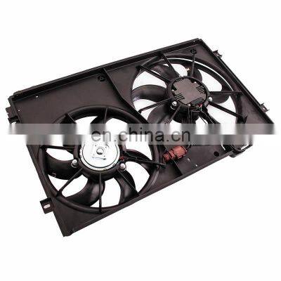 1K0121207T Auto Parts High-Powered Electric Radiator Cooling Fans for VW Golf 5 Passat Seat Altea