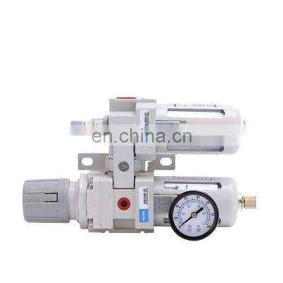 Units G1/2'' AC4010-04 Different Pressure Drain Air Combination Lubricator Air Filter Regulator Pneumatic FRL Unit