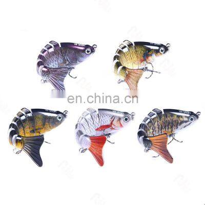 10cm 15g  5colors Plastic bait boxed knotty bait