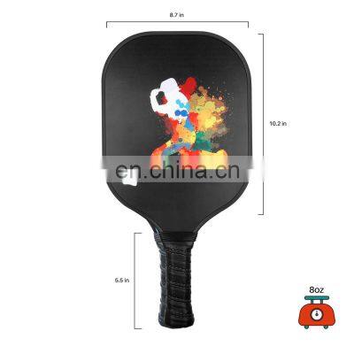 Indoor Orange Pickleball Balls and Clothing Usapa Tested Pickleball Paddle