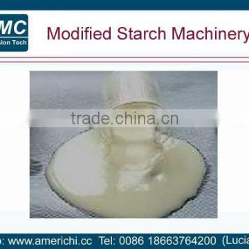 Modify starch processing machinery