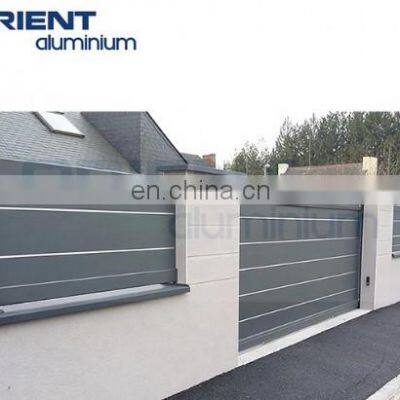 Israel market customized aluminium slat fence for compound