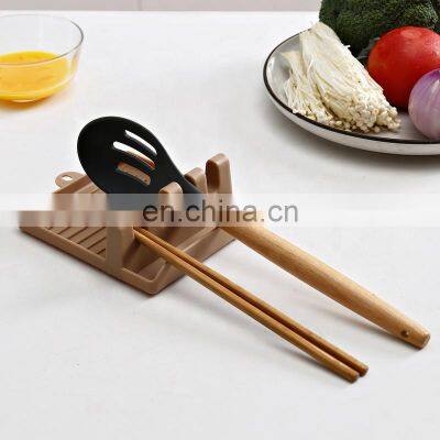 Kitchen Heat-Resistant Utensil Fork Pot Lid Clip Spoon Rest Hanging Kitchen Utensil Holder photo-4