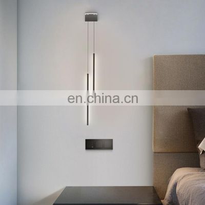 High Quality Decoration Indoor Black Hotel Bedroom Aluminum Acrylic 18W 36W Modern LED Wall Lamp