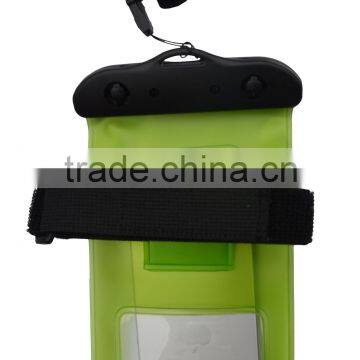 Promotional pvc waterproof dry bag for cell phone waterproof swimming pouch