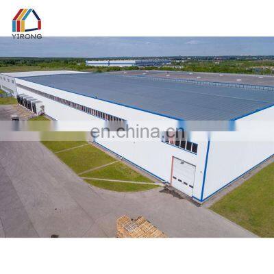 China industrial large shed design customizable prefabricated single story warehouse/factory steel factory