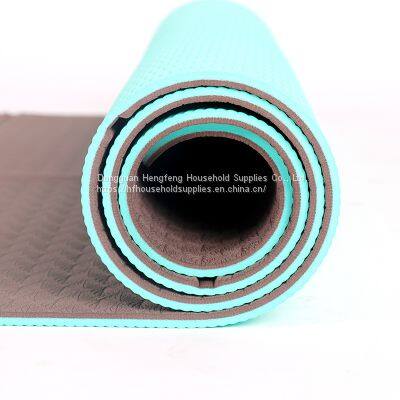 New Design Wholesale Price Eco-friendly Anti-slip TPE Foldable Fitness Exercise Non Slip Folding Travel Yoga Mat