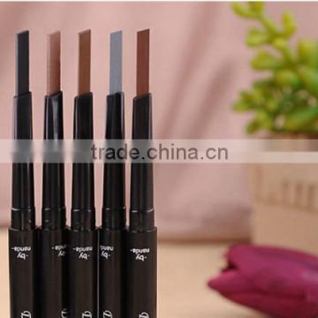 Hot sale permanent Makeup cosmetics free cut eyebrow pencil 5 colors