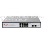 8x PoE Ports and 2x 10/100M Uplink Ports PoE Switch