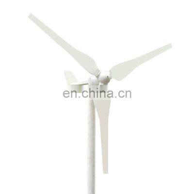 wind and solar hybrid 50w power generation system small household wind power generator horizontal wind turbine for sale