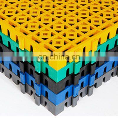 CH Hot Selling Strength Drainage Performance Removeable Solid Multi-Used Multicolor 40*40*4cm Garage Floor Tiles