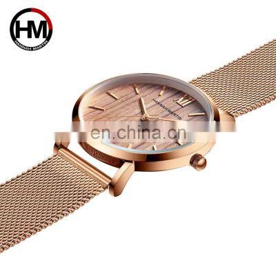 Hannah Martin CC36 Luxury Ladies Quartz Movement Watch Women Stainless Steel Chronograph Wristwatches Business Watch photo-3