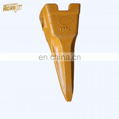 HIDROJET EC460 excavator spares bucket teeth T55L bucket tips for EC460