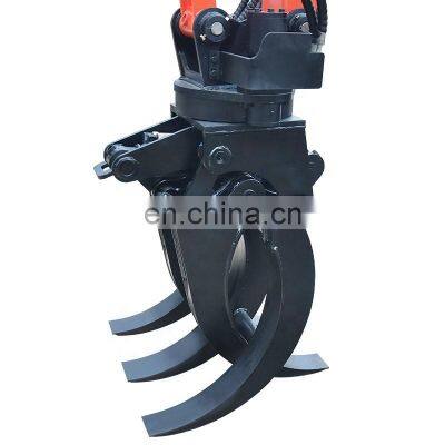 Log Grapple for Wheel Loader Tractor , Forest Log Grapple Trailer photo-3