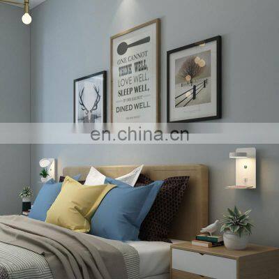 Home Lighting Wall European Wall Sconce Light For Home USB Black Aisle Wall Lamp Fixture