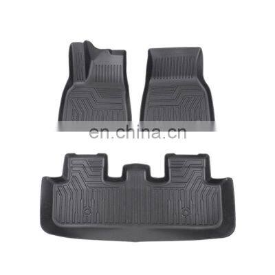 Factory Supply Ecofriendly Waterproof Customized Injection Mould TPE Car Trunk Floor Mat Fit for Tes la MODEL S photo-3