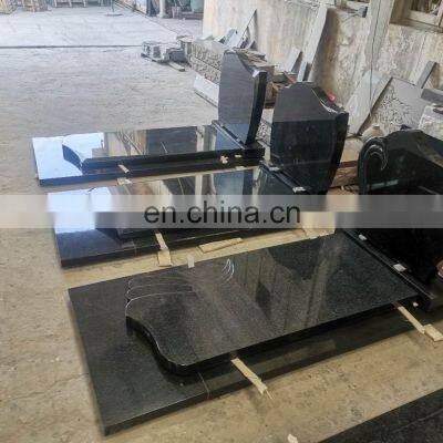 Factory Sale China Black Granite Stone Funeral Monuments and Headstone photo-5