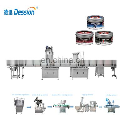 Fully Automatic Shisha Tobacco box Packing Filling Machine production line