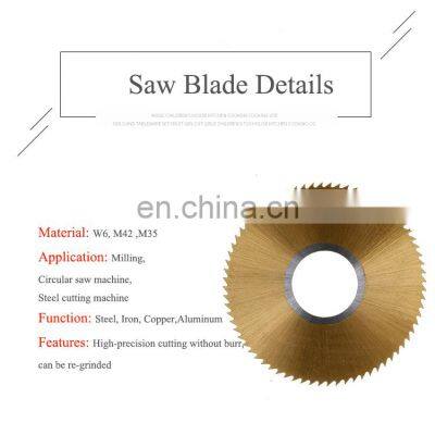 Cobalt High-speed Steel Saw Blade Milling Cutter White Steel Incision Milling Cutter Circular Saw Blade 40 50 75 80 100 125 150 photo-2