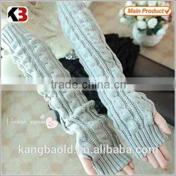 2016 Fashion design knitted gloves mittens of KangBo Knitting Manufactory