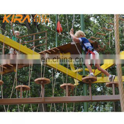 Adventure Outdoor Playground Jungle Wooden Theme Jungle Gym Playground photo-4