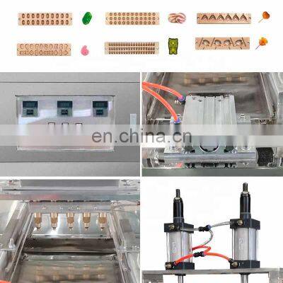 The Machines of Making De Bonbon Lollipop Candy Used Lollipop Molding Making Machine photo-3