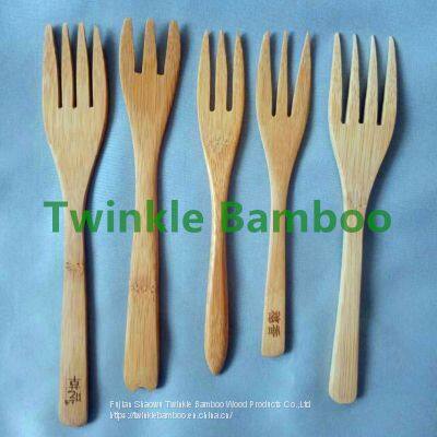 Bamboo forks Wholesale reusable bamboo fork bamboo spoon fork knife set sale