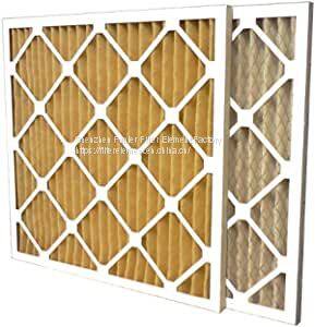 Panel Air Filters with cardboard frame, disposable