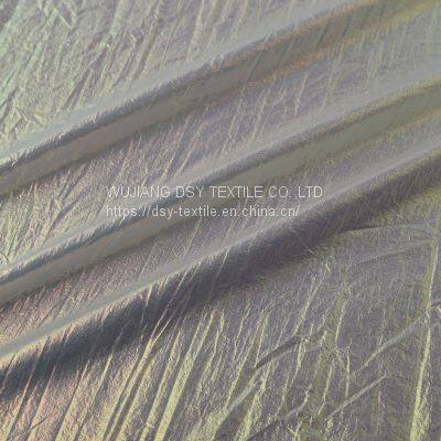 Magic Gilding Fabric Color Bronzing Wrinkle Bronzing Fabric photo-4