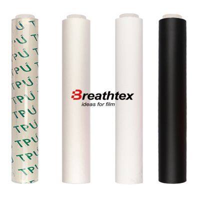 China Manufacturer Cheap Price Low Breathable Waterproof White TPU Membrane Breathable Laminated TPU Polyurethane Film photo-4