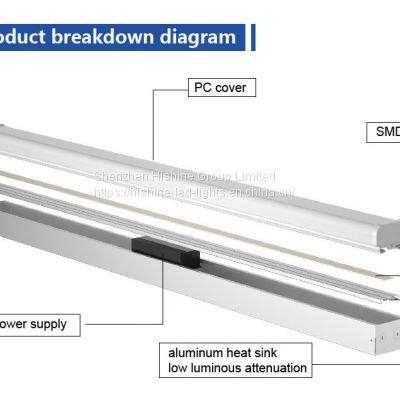 Hishine 80W X1 LED Linear Strip Light Led High Bay Lights photo-3