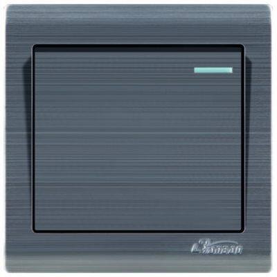 Metal Series 7pin Wall Switch Socket For Iraq ,Cambodia, Bangladesh Market photo-2