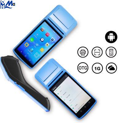 5.5 Inch POS Terminal Touch With 58mm Printer OEM Logo Android 12/13 Handheld POS Terminal photo-5