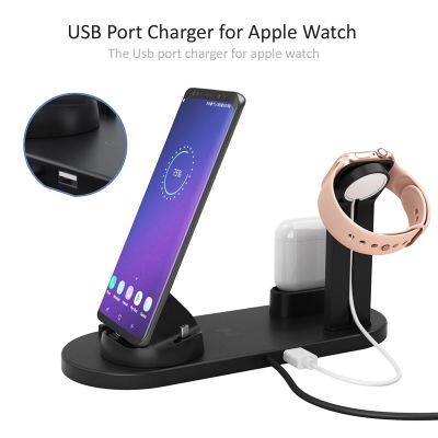 3 in 1 Wireless Charger Charging Stations Wireless Charger Stand 4-in-1 Charging Station Charger Wireless photo-3