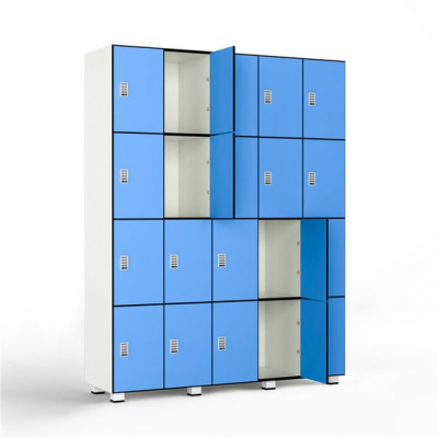 Custom Made Durable Gym School Parcel Locker Compact HPL Locker for Sale photo-5