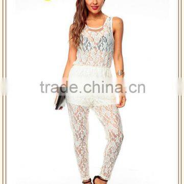 New Fashion Sexy See-Through Lace Playsuit/Jumpsuit