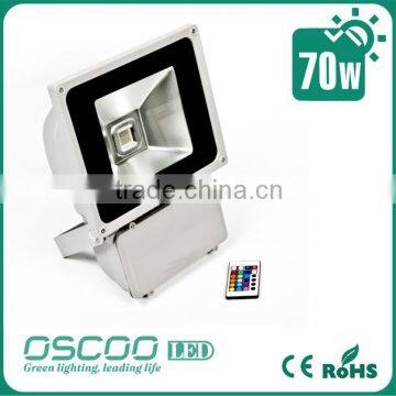 memory rgb color changing outdoor led flood light 10w 20w 30w 50w 70w 100w