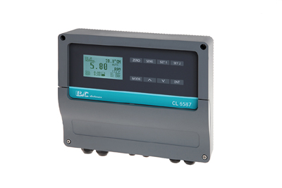 CL6587 Chlorine/Ozone Transmitter Auto/Manual Temp Compensation (Pt100/Pt1000) for Water Treatment