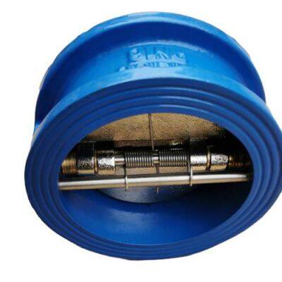3in CF8 Stainless Steel High Temperature Wafer Butterfly Check Valve Spring Dual Plate Non-Return Valve photo-6