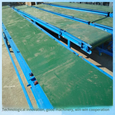 600-bandwidth Flat Belt Conveyor, Mobile Conveyor Belt With Circular Tube Guardrails, Container Belt Conveyor photo-2